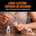 Gorilla Super Glue with Brush & Nozzle Applicator, Clear Glue, 12 Gram (Pack of 2) - All Purpose and Fast Setting for Projects and Repairs