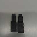 NECABLES 2Pack FireWire 400 to 800 Adapter Converter IEEE 1394a 6-Pin Female to 1394b 9-Pin Male