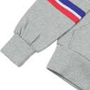 Womens Full Zip Up Long Sleeve Color Block Fleece Cropped Hoodies Winter Gym Running Outing Athletic Sweatshirts (Gray, XL)