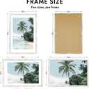 Hongkee 24x36 Frame, Distressed White Wood Style - Display Posters 20 x 30 with Mat or 24x30 without Mat, Wall Mounting Horizontal and Vertical, 1 Pack