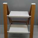 Taranta 2 Step Ladder,Aluminum Lightweight Folding 2 Step Stool with Anti-Slip Wide Pedal, 330lbs Capacity Step Ladder for Household,Kitchen,Office - White Woodgrain