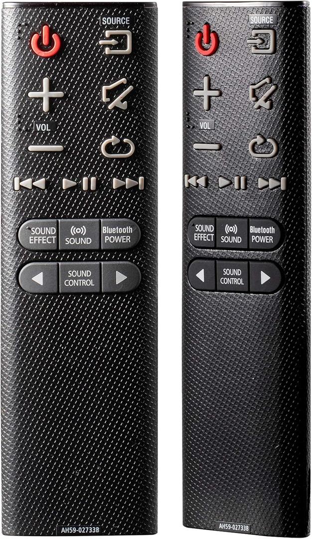 New AH59-02733B Replacement Sound Bar Remote Control Compatible with Samsung SoundBar HW-H450 HW-HM45 HW-HM45C HW-H450/ZA