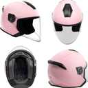 VCAN V88 3/4 Open Face Motorcycle Scooter Helmet ECE & DOT Approved