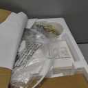 Boncoo LED Floor Lamp Fully Dimmable Modern Standing Lamp Arc Floor Lamp with Adjustable Drum Shade, Tall Pole Reading Lamp Light for Living Room Bedroom Study Room, Bulb Included (Gold)