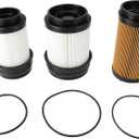 Flecto 68677800AA 68677810AA Fuel Filter Water Separator & Oil Filter Kit Compatible with 2025-2026 Ram 2500 3500 4500 5500 6.7L Cummins Turbo Diesel