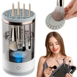 2 x Generic Brushblast Pro Makeup Brush Cleaner, Auto-Rotating Cozy Luna Brush Cleaner for Deep Cleaning, Upgraded & No Need to Install, One-Click Operation, Suitable for All of Makeup Brushes (1PC)