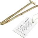 Sweet Water Decor Gold Tone Candle Wick Trimmer | Candle Care Accessories for Candle Lovers | Candle Maintenance Tools