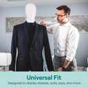 SereneLife 74" Male Mannequin Full Body Dress Form with Detachable Head, Hands and Legs, Adjustable Stand, 360 Degree Rotating Head, Tool Free Assembly for Clothing Display, Retail and Studio