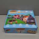 MORECOLL Electric Train Set for Toddlers & Kids w/Music, Lights & Tracks - First Choo Choo Train, Magnetic Connection, Birthday Gifts for Boys and Girls