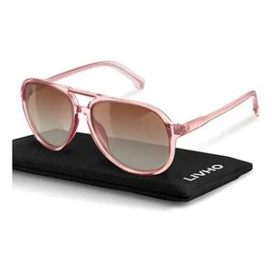 livho Trendy Polarized Aviator Sunglasses Women Men, Retro Sun Glasses for Women Men 2025, Oversized UV Protection Shades