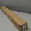 LazBlinds No Tools No Drill Cordless Bamboo Roman Shades, Light Filtering Window Treatment, Roll Up Bamboo Blinds for Window 35'' W x 64'' H, Brown