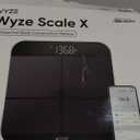 Wyze Smart Scale X - Digital Bathroom Scale for Body Weight, BMI, Body Fat, Muscle Mass, Heart Rate Monitor | Sync with Health Apps | for People, Baby & Pet, 400 lbs (Black)