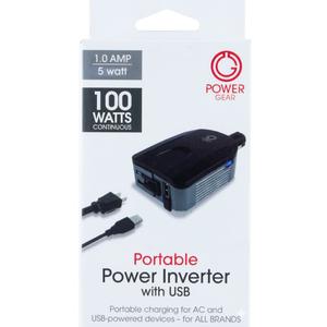 DI GE PORTABLE INVERTER W/USB 100/200W