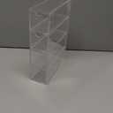 Chunful 1 Pack Acrylic Washi Tape Organizer, Clear Washi Tape Storage Holder with 4 Sliding Drawers, Desk Accessories Display Caddy Craft Box for Scrapbooking Art Craft Supplies