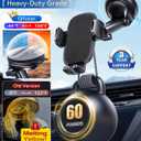 Qifutan Dash Mounted Phone Holders for Your Car Dash Phone Mount for Car Dashboard Air Vent Multi-Mount 3 in 1 Vehicle Windshield Holder Compatible Multi-Device Clip Desk Mount