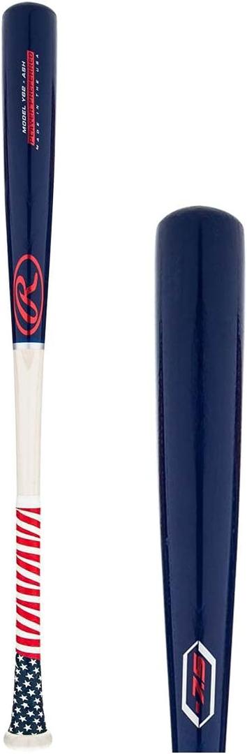 31" Rawlings Rawlings | Youth Wood Baseball Bat | Ash | Red / White / Blue (USA) | Y62 | Player Preferred Series