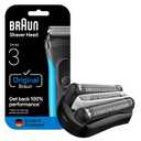 Braun Series 3 Pro Skin Electric Shaver Replacement Head - 32B - Compatible with Electric Razors 3000s, 3010s, 3040s, 3050cc, 3070cc, 3080s, 3090cc