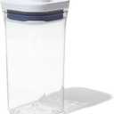 OXO Good Grips POP Container - Airtight Food Storage - Mini Square Short 0.5 Qt Ideal for 1 lb of baking soda or 14 oz of grains