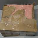 10 Pcs Fabric Storage Cube with Labels 11 Inch Collapsible Cube Organizer Basket with Window Card for Shelf Nursery Clothes Book Toy Festival Storage Bin Back to School(Gentle Pink Purple)