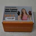 Rehabilitation Robot Gloves, Finger Exerciser for Stroke Recovery Hand Glove Equipment Hand Function Rehabilitation (Orange Right Hand L)