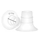 Maymom 21mm Flange Insert Compatible with 24mm Elvie Single/Double Electric, Elvie Stride Wearable Cup, Compatible with Medela PersonalFit Flex Shield, Not Original Elvie Replacement Pump Parts