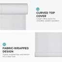 Joydeco Cordless Blackout Roller Shade, Zero-Gap Top, 34" W x 72" H, Grey