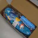 U&C Planet Playground Balls for Toddlers 1-3, 2 Pack 6 inch 8.5 inch Kickball for Kids Outdoor Indoor, Catoon Rubber Balls with Pump, Child Gift for Boys Girls 1-3 3-5 5-10