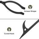 Stanbroil 40" Firewood Tongs and Fire Poker Set, Large Campfire Tongs Tool Set for Fireplace and Camping Fire Pit Wood Stove Indoor & Outdoor Use