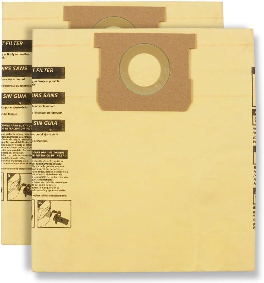 Shop Vac 906-71-33 5 To 8 Gallon High Efficiency Collection Filter Bags 2 Pack
