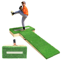 PROLEE Pitching Mound, 6.5 Inch Pitchers Mound with Antifade Turf, Pitching Mounds for Baseball, Portable Design with Easy Carrying