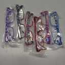 Gaoye 1.25 Reading Glasses for Women, 6 pack Fashion Readers for Women Spring Hinge Eye Glasses, Blue Light Reading Glasses (*C1 Mix Color)