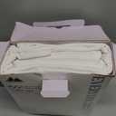 Mayfair Linen 100% Organic Cotton Percale Sheets California King Size - White Cotton Percale Sheets California King, 4 PC Percale Sheets Calking Size, Soft & Crisp, Cooling Sheets, 16" Deep Pocket