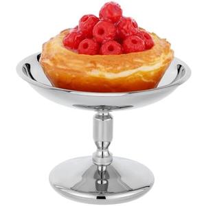 Hemoton Metal Dessert Bowl Stainless Steel Ice Cream Bowls Fruit Bowl Mousse Cups Dessert Bowl for Serving Salad Fruit Pudding Snack 90ml