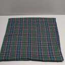 MIULEE Christmas Set of 2 Scottish Tartan Plaid Throw Pillow Covers Farmhouse Classic Decorative Outdoor Square Cushion Cases for Decor Sofa Couch 18x18 Inch, Green