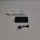 Netzu Alarm Clocks for Bedrooms, Digital Clock with Date Temperature and Weekday, Manual DST, Snooze, 2 Alarms, 4 Volumes for Living Room Home Bedside Desk (Black)