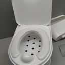 2-in-1 Toddler Potty Training Toilet - Larger Potty Chair & Detachable Training Seat for Boys & Girls Ages 1-3 with Flushing Sound, Wipes Storage, Toilet Paper Holder (White)