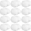 Jetec 12 Pieces Artificial Cloud Props Imitation 3D Cloud Shape Hanging Decorations Room DIY Decorative Hanging Ornament for Wedding Party Stage Show Decor (Large Size)