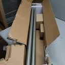 KAMANINA Double Curtain Rods 66 to 120 Inches, Adjustable, Antique Silver