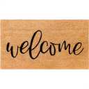 THEODORE MAGNUS Door Mat – Coir Doormat for Outdoor Entrance, Durable Welcome Mat with Non-Slip Backing, Perfect for Front Door and Entryway - Outdoor/Indoor - Welcome
