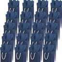 ysmile 20 Pack Small Gift Bag Bulk with Tissue Paper, Mini Paper Bag with Handle 5" Welcome Party Favor Christmas Wedding Birthday - Navy Blue