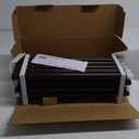 TONIAL1 Inch Double Curtain Rods for Windows 66 to 120 Inches (6-12ft), Heavy Duty Decorative Drapery Rod for 32 to 144 Inches (5.75-11.7ft) with Classic Cap Finial, Bronze