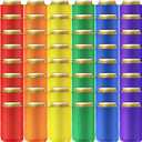 60 Packs Blank Can Cooler Sleeves Soda Can Covers Neoprene Can Sleeve Drink Insulator Sleeve Collapsible Can Coolers for Parties, Events or Weddings (Multicolor)