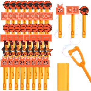 48 Pieces Basketball Party Favors Basketball Bubble Wands Bubble Wands for Kids Birthday Treats Goodie Bag Stuffers Classroom Prizes