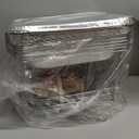 Alpha Living 6 Pack - Disposable Chafing Dish Buffet Set, Half Size Pans, Welded Body Food Warmers for Parties, Fuel Cans Complete Set, Warming Trays (Complete Kit (with Racks))