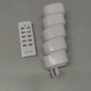 Syantek Remote Control Outlet Wireless Light Switch for Household Appliances, Expandable Remote Light Switch Kit, Up to 100 ft Range, FCC Certified, ETL Listed, White (5 Outlets + 2 Remotes)