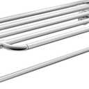 Moen Iso Chrome 24-Inch Wide Bathroom Hotel-Style Towel Shelf with Towel Bar, DN0794CH