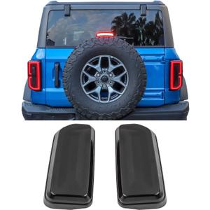 Savadicar Tail Light Covers, Rear Brake Lamp Guards Compatible with 2021 2022 2023 Bronco SUV(Not Fits Bronco Sport), Fashionable Acrylic Taillight Trim, Smoky Tint