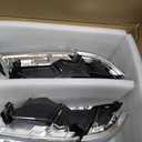 LED DRL Headlight Assembly, Headlights Kit Compatible with 1994-2001 Dodge Ram 1500/1994-2002 Ram 2500 3500(DON'T Fit SPORT Models or Ram VAN Models) Headlamp Chrome Housing Amber Reflector