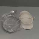 Empanada Maker Press, 5 Inch Extra Large Dumpling Maker Set with Dough Cutter, Dumpling Mold Set for Pierogi, Pastelitos, Calzone, Turnovers, Chinese Dumpling 5" (White)