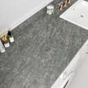 2 Grey Marble Contact Paper Peel and Stick for Countertops Gold Marble Wallpaper Self Adhesive Countertop Contact Paper Waterproof for Cabinets Backsplash Bathroom Table Decorative 15.7"×78.7"